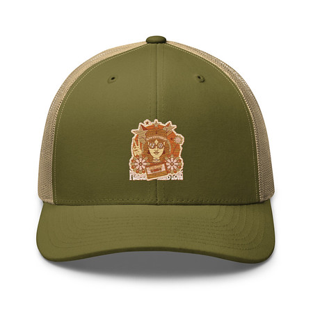 [ID: 252-G11] 60s tee design Retro Trucker Hat