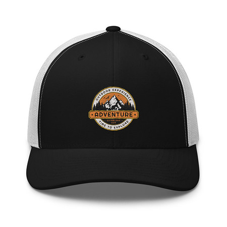 [ID: 252-G26] Adventure - Outdoor Mountain Retro Trucker Hat