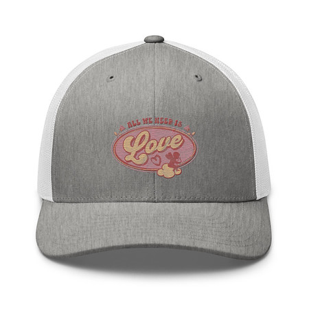 [ID: 252-G48] All We Need Is Love - Cupid Retro Trucker Hat