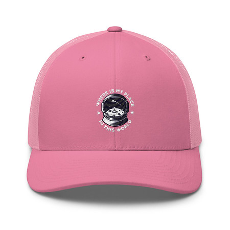 [ID: 252-G110] Astronaut Retro Trucker Hat