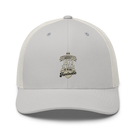 [ID: 252-G114] August 1973 - 50 Years Of Being Fantastic Retro Trucker Hat