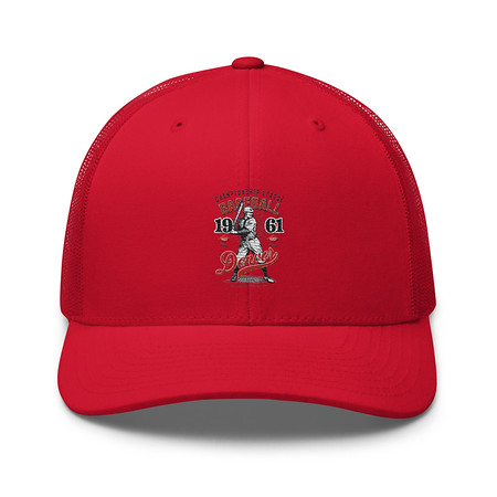 [ID: 252-G140] Baseball Championship League - University Sports Team Retro Trucker Hat