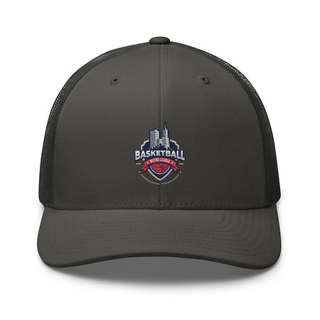 [ID: 252-G149] Basketball Sports Logo Retro Trucker Hat