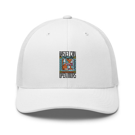 [ID: 252-G150] Bastet can Open Doors Retro Trucker Hat