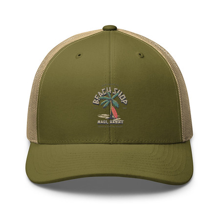 [ID: 252-G169] Beach Shop Retro Trucker Hat