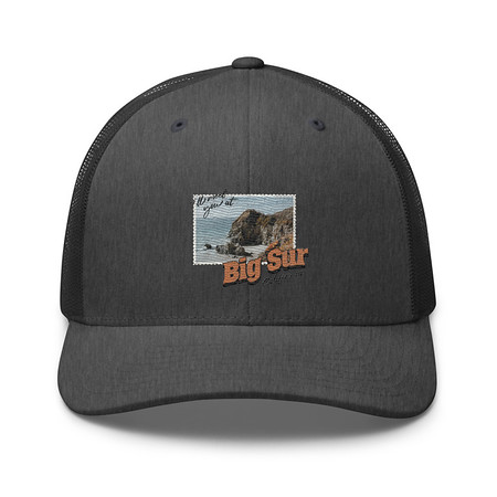 [ID: 252-G205] Big Sur, Cali Retro Trucker Hat
