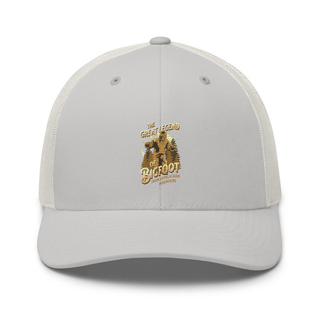 [ID: 252-G206] Bigfoot Legend  - Appalachian Forest Retro Trucker Hat