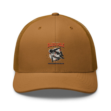 [ID: 252-G224] Black Hole Retro Trucker Hat
