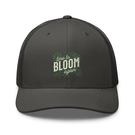 [ID: 252-G239] Bloom Again Retro Trucker Hat