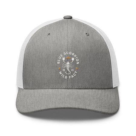 [ID: 252-G242] Blue Scorpion - Wildlife Animal Retro Trucker Hat