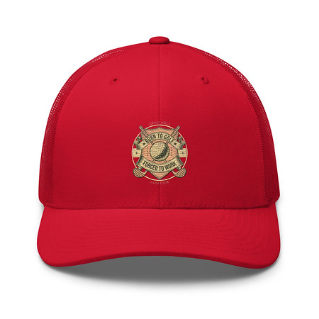 [ID: 252-G266] Born To Golf Retro Trucker Hat