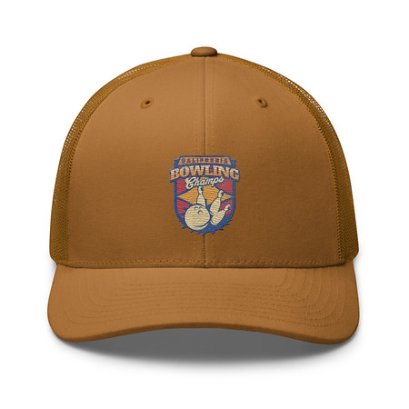 [ID: 252-G275] Bowling Championship - Retro Athlectic Sports Retro Trucker Hat