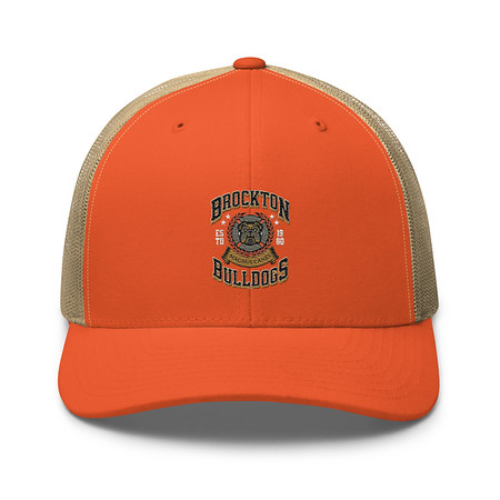 [ID: 252-G286] Brockton Bulldogs Retro Trucker Hat