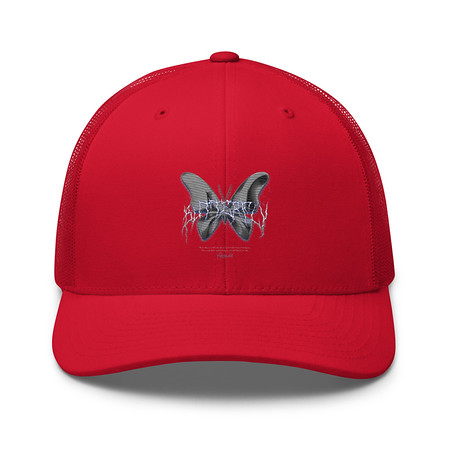 [ID: 252-G302] Butterfly Retro Trucker Hat