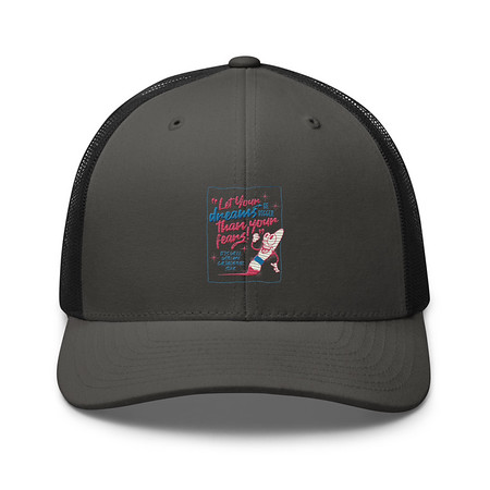 [ID: 252-G320] Calligraphic Soul Retro Trucker Hat