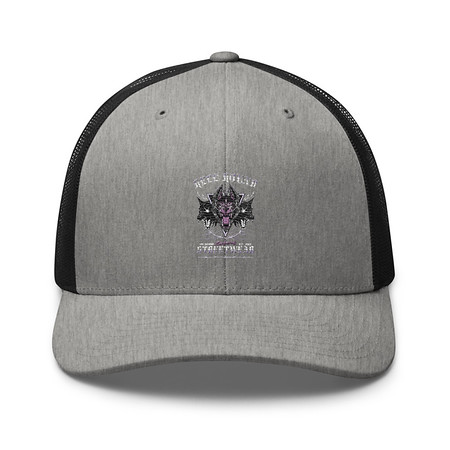 [ID: 252-G354] Cerberus Hell Hound Streetwear - Dark Aesthetic Retro Trucker Hat