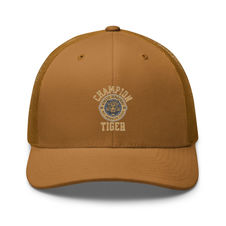 [ID: 252-G356] CHAMPION TIGER NYC Retro Trucker Hat