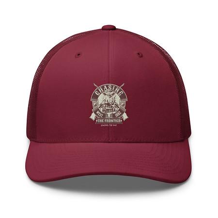 [ID: 252-G360] Chasing the Frontier Retro Trucker Hat