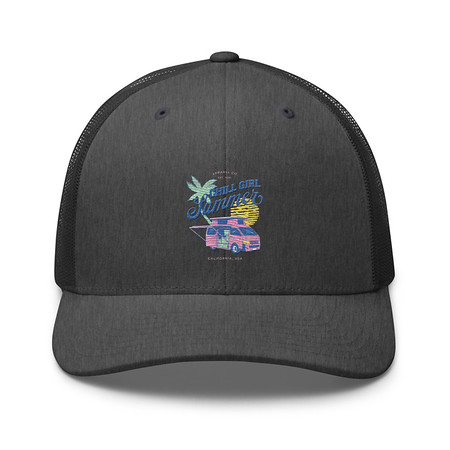 [ID: 252-G366] Chill Girl Summer Retro Trucker Hat