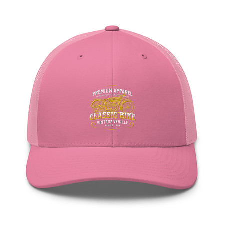 [ID: 252-G380] Classic Bike Retro Trucker Hat
