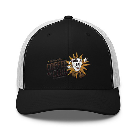 [ID: 252-G396] Coffee Club Retro Trucker Hat