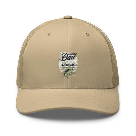 [ID: 252-G419] Coolest Dad Retro Trucker Hat