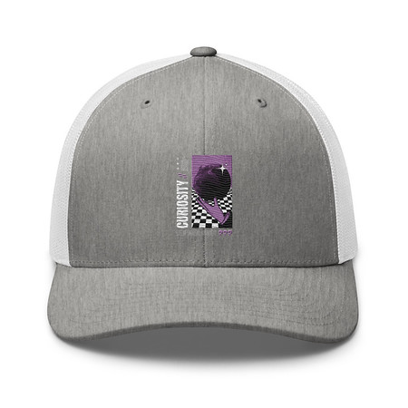 [ID: 252-G442] Curiosity Streetwear Retro Trucker Hat