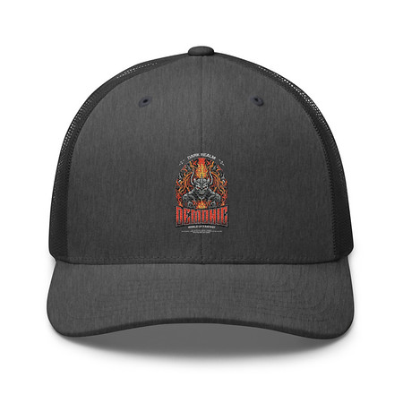[ID: 252-G488] Demonic Retro Trucker Hat
