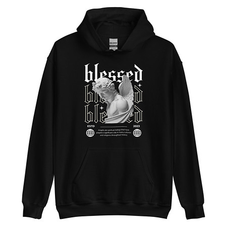 [ID: 146-G81] Angel Unisex Heavy Blend Hoodie
