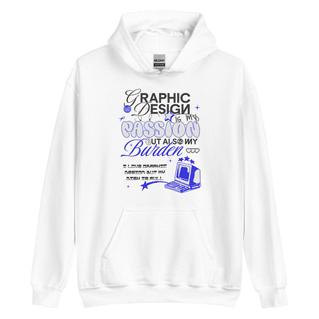 [ID: 146-G92] Anti-design  Unisex Heavy Blend Hoodie