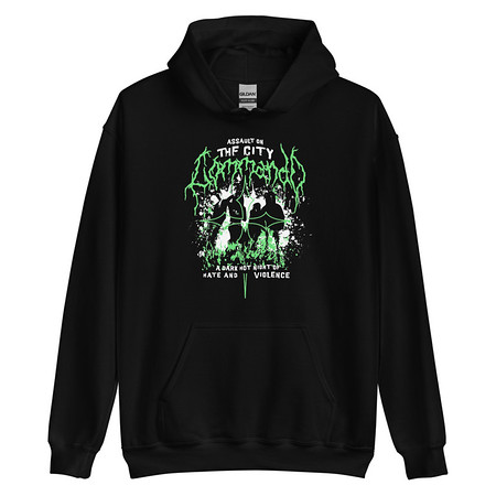 [ID: 146-G105] Assault on the City Unisex Heavy Blend Hoodie