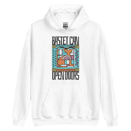 [ID: 146-G150] Bastet can Open Doors Unisex Heavy Blend Hoodie