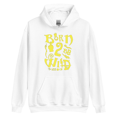 [ID: 146-G255] Born 2 Be Wild Unisex Heavy Blend Hoodie