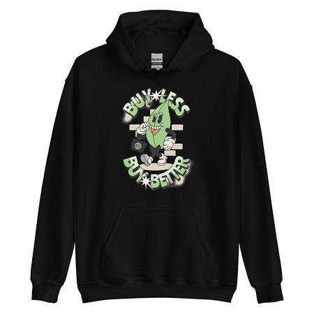 [ID: 146-G303] Buy Less- Buy Better Unisex Heavy Blend Hoodie