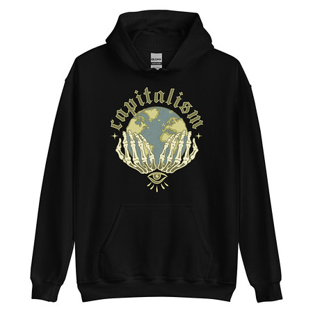 [ID: 146-G333] Capitalism - Earth Unisex Heavy Blend Hoodie