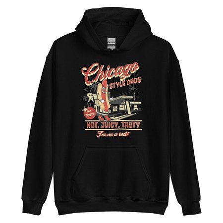 [ID: 146-G364] Chicago Style Hot Dogs Unisex Heavy Blend Hoodie