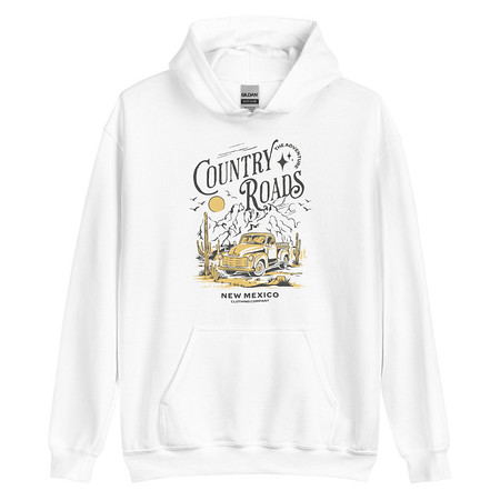[ID: 146-G427] Country Roads - Wild West Unisex Heavy Blend Hoodie