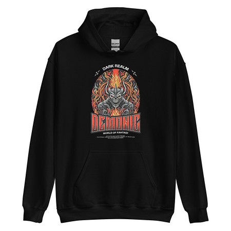 [ID: 146-G488] Demonic Unisex Heavy Blend Hoodie
