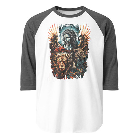 [ID: 233-G179] Bellamia Unisex 3/4 Sleeve Raglan Shirt
