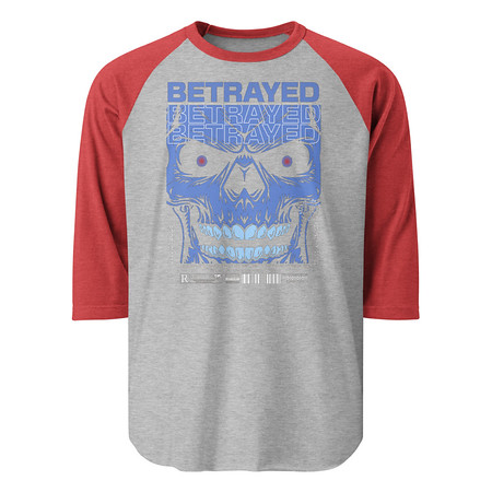 [ID: 233-G191] Betrayed Unisex 3/4 Sleeve Raglan Shirt