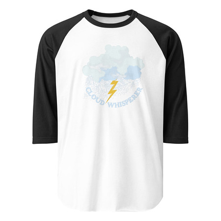 [ID: 233-G387] Cloud Whisperer - Rainy Weather Unisex 3/4 Sleeve Raglan Shirt