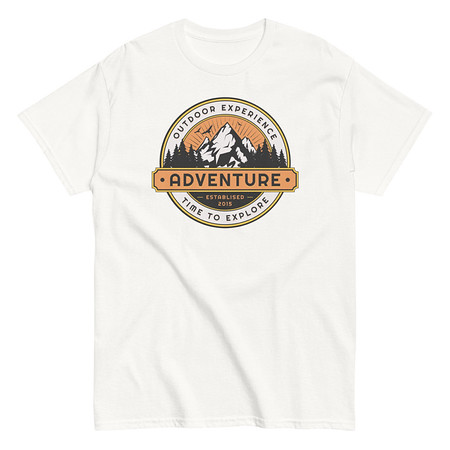 [ID: 438-G26] Adventure - Outdoor Mountain Unisex Classic Tee
