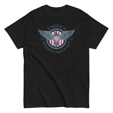 [ID: 438-G67] American Eagle Badge Unisex Classic Tee