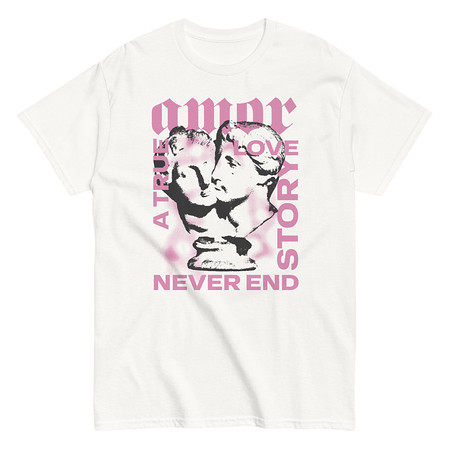 [ID: 438-G77] Amor Unisex Classic Tee