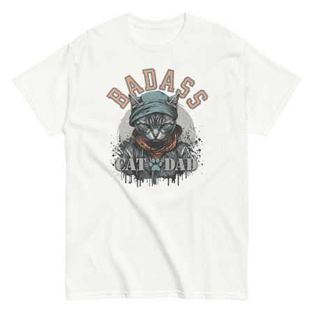 [ID: 438-G129] BADASS CAT DAT Unisex Classic Tee