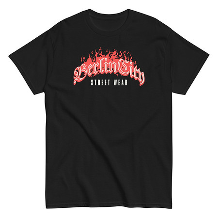 [ID: 438-G183] Berlin City Streetwear - Fire Unisex Classic Tee