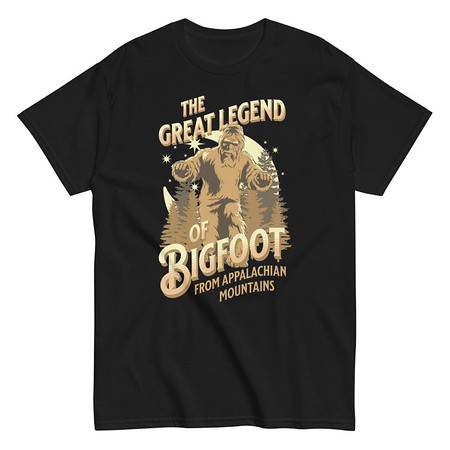 [ID: 438-G206] Bigfoot Legend  - Appalachian Forest Unisex Classic Tee