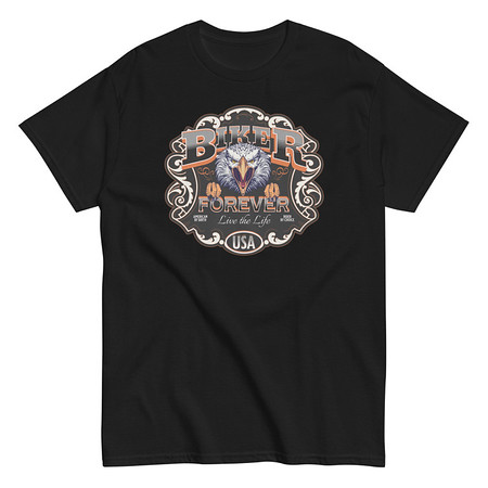 [ID: 438-G208] biker forever Unisex Classic Tee