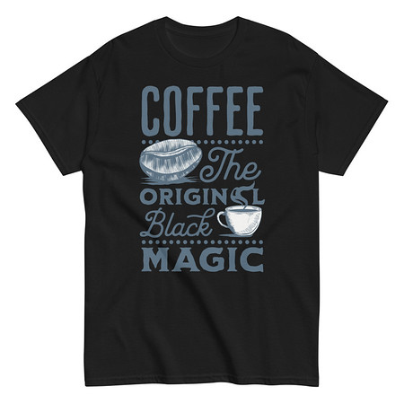 [ID: 438-G227] Black Magic Coffee - Simple Cup Unisex Classic Tee