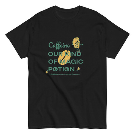 [ID: 438-G307] Caffeine Cartoon Unisex Classic Tee